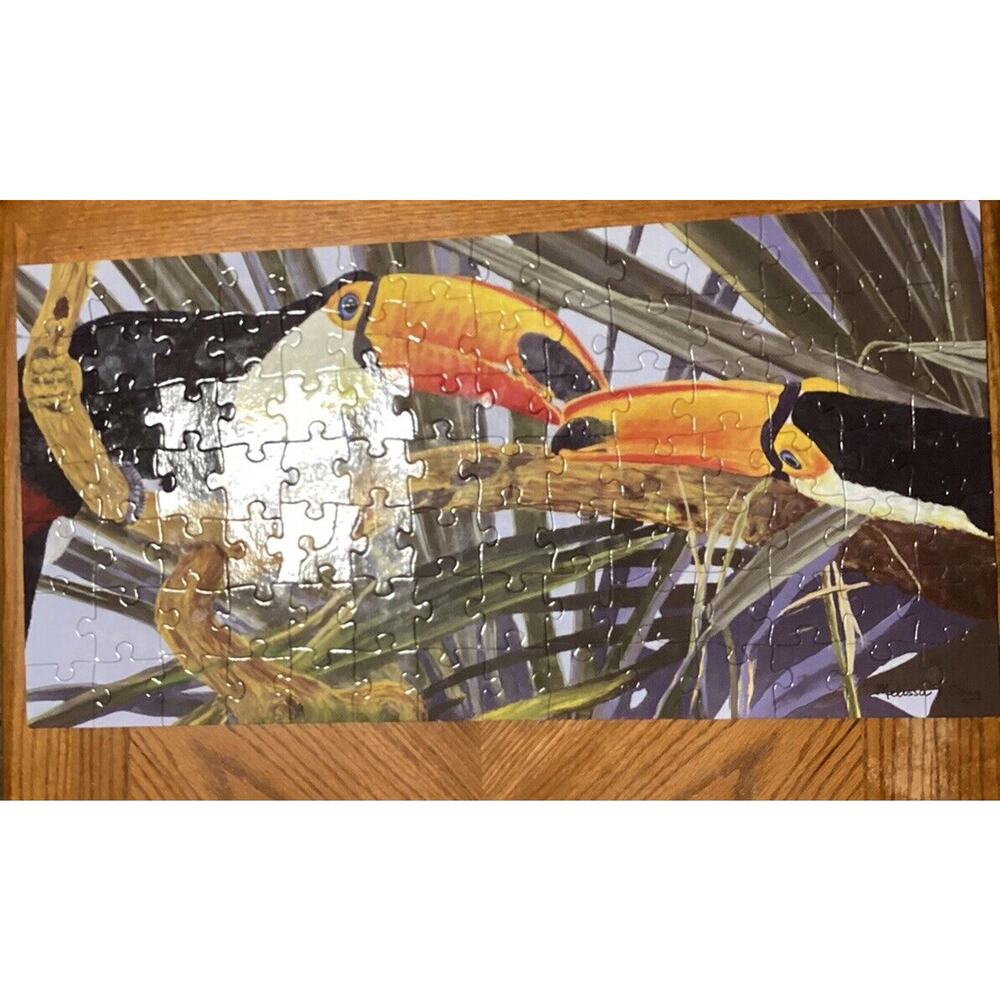 Melissa & Doug Jigsaw Puzzle 100 Pieces Tuncan Kiss 24x12 Inch Complete
